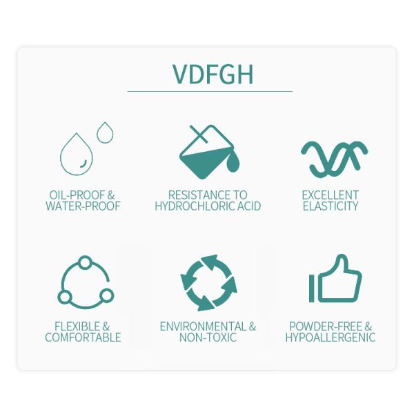 No Odor Disposable Medical Latex Gloves , Latex Non Powdered Disposable Gloves