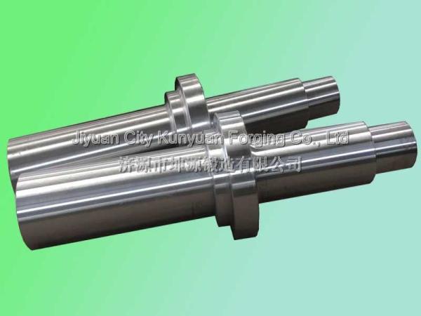 Diameter 200 - 800mm , 42CrMo4, Bright Skin Screw Forged Steel Shaft For Mining / Chemical Industrial