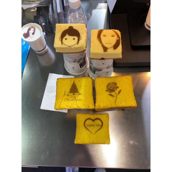 MACAS одноцветная печатная машина для печати пирогов и кофе