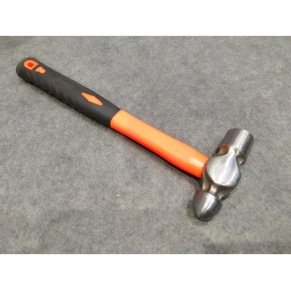 Ball pein hammer(XL0051-2) with polishing surface, colors rubber handle, durable quality and good price