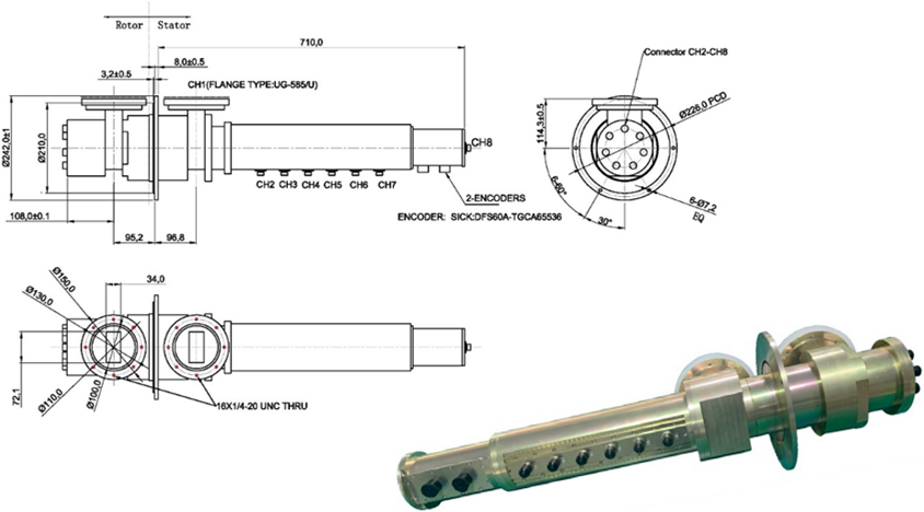 Broadband Waveguide Rotary Joint for Medical Imaging Equipment, Radar and Satellite Communication with Long Lifetime