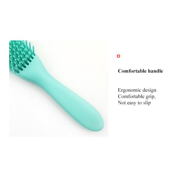 Detangling Hair Brush Curly Bristle Nylon Tooth Adjustable Hair Styling Brush