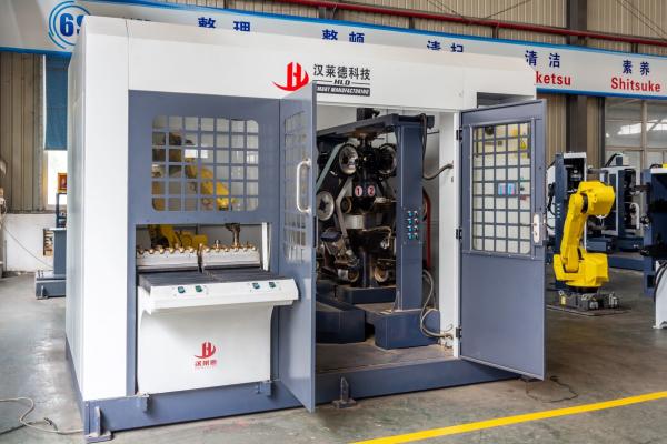 Rbt Fully-Automatic CNC Polishing And Deburring Robot For Door Plates , Door Handles , Hinges , Locks All Metal Parts