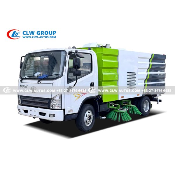 FAW RHD 5.5m³ Road Sweeper Truck – Right-Hand Drive Vacuum Sweeper with Dual-Engine Power & Intelligent Control