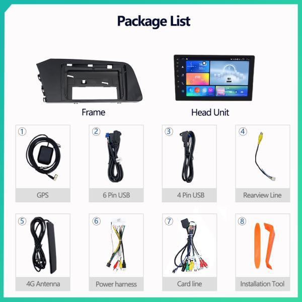 9 Inch Cars Head Unit Internal GPS Module HYUNDAI ELANTRA Automotive Head Unit