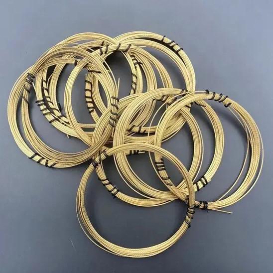 Non-Alloy Copper Coated Wire Rope Brass Plated Steel Wire Rope 1*7 1.0mm Tolerance Other