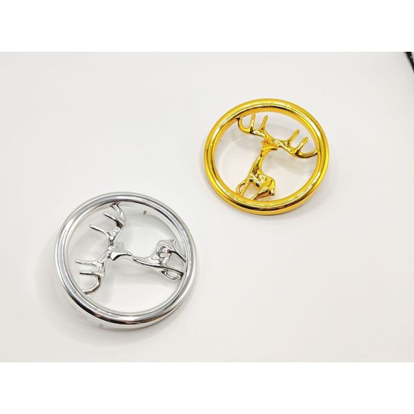 Furniture Hardware Accessories Decorative Materials Manufacturers Deer Head Round Bed Sofa Chair Back Sofa Buckle