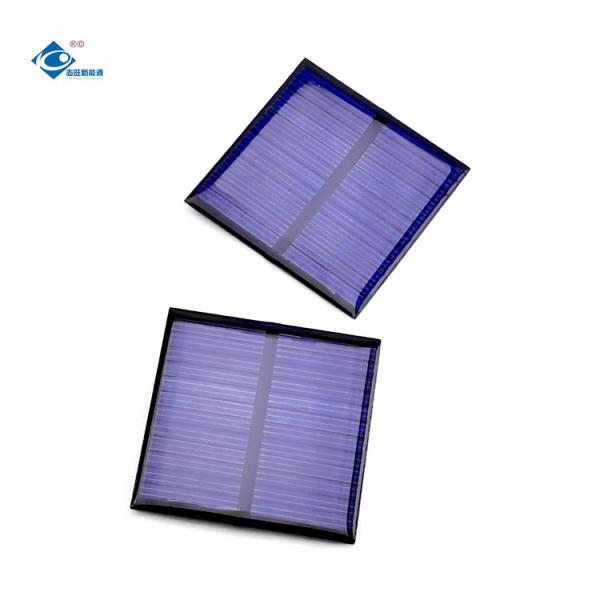 China Manufacturer ZW-5555-6V Poly Solar Panel Charger 0.45W Customized Epoxy Mini Solar Panel 6Volt