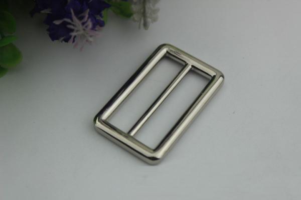 New product 38 mm hanging brush anti brass color zinc alloy metal slide adjustable buckles for bag hardware