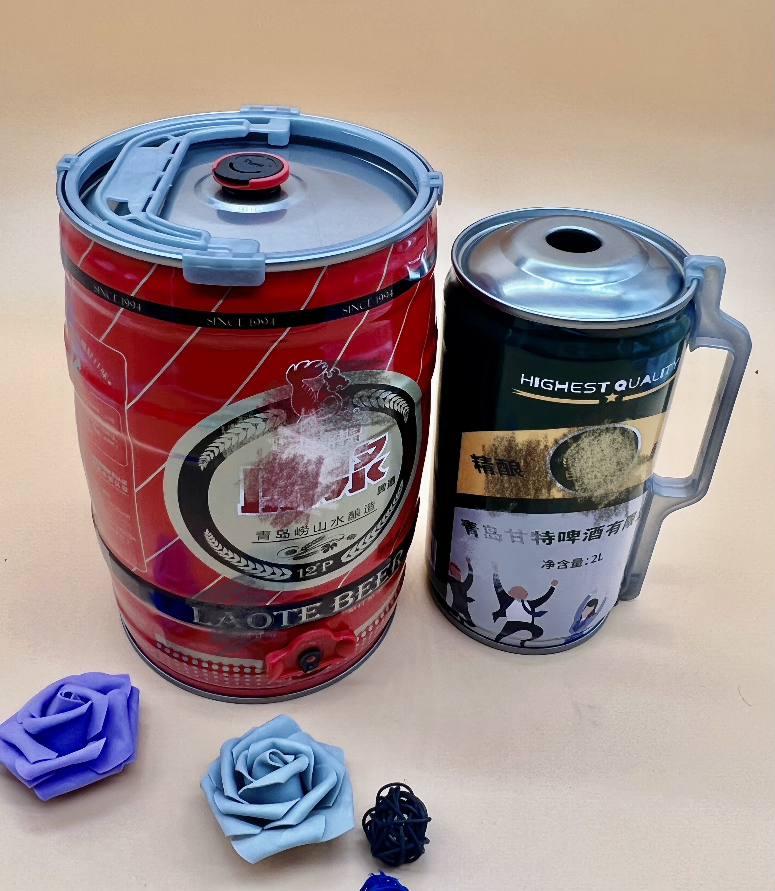 Банка пива 5L металла круга домашнего brew с толщиной клапана и ленты 0.23mm