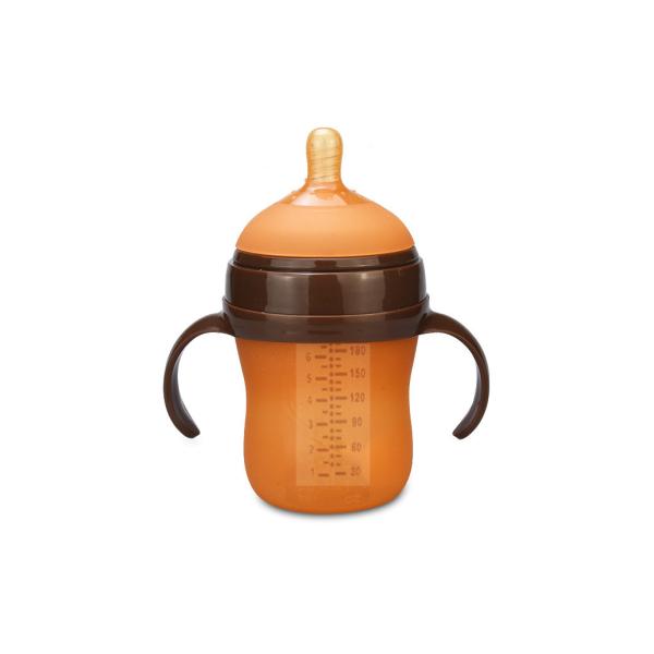 Brown Baby Milk Storage Bottles , Portable Hot Milk Bottle For Baby