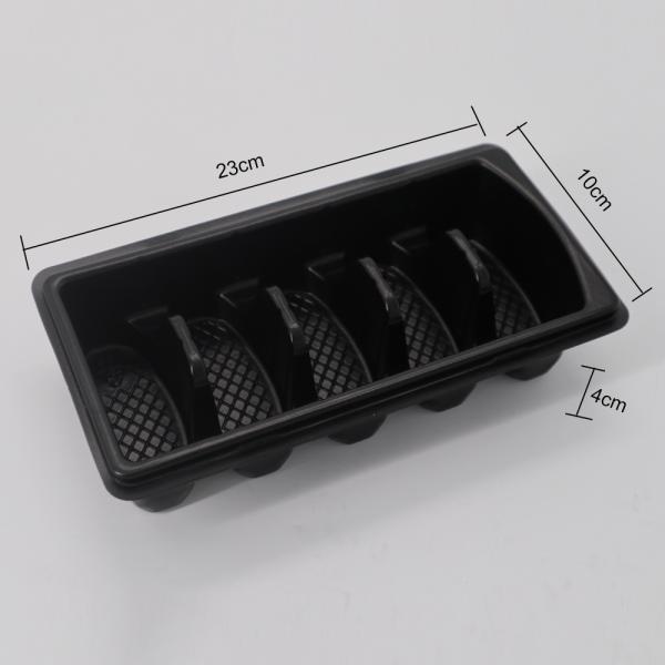 5 Compartments 23*10*4cm Frozen Food Tray Packaging