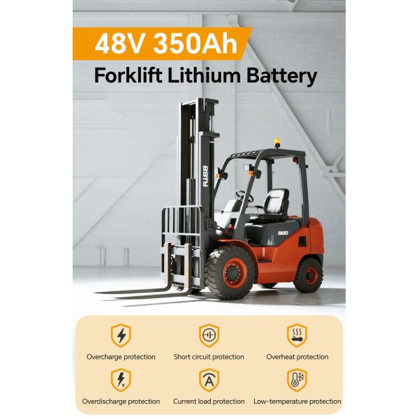 48V 80V Electric Forklift Battery Pack for Warehouse Industrial Machinery Prismatic Lithium Ion Deep Cycle Renewable Traction