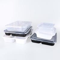Contenants alimentaires en plastique jetable en PP transparent réutilisables et micro-ondes