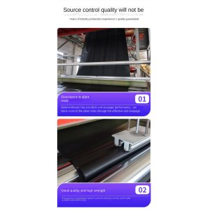 Uv Resistance With Carbon Black Additive HDPE Geomembrane Liners Seam Strength Greater Than Or Equal To 15 MPa Other Colors On Request