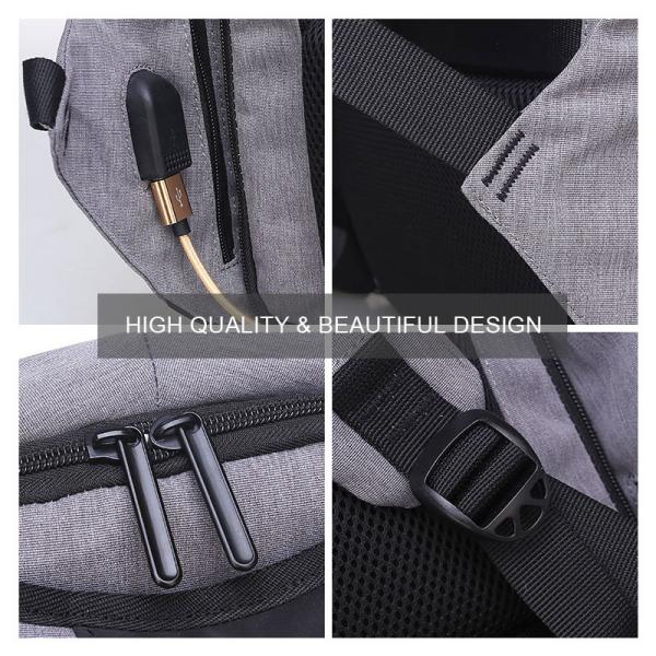 Anti Theft Business Laptop Backpack Multifunctional Waterproof 17 Inch Laptop Bag