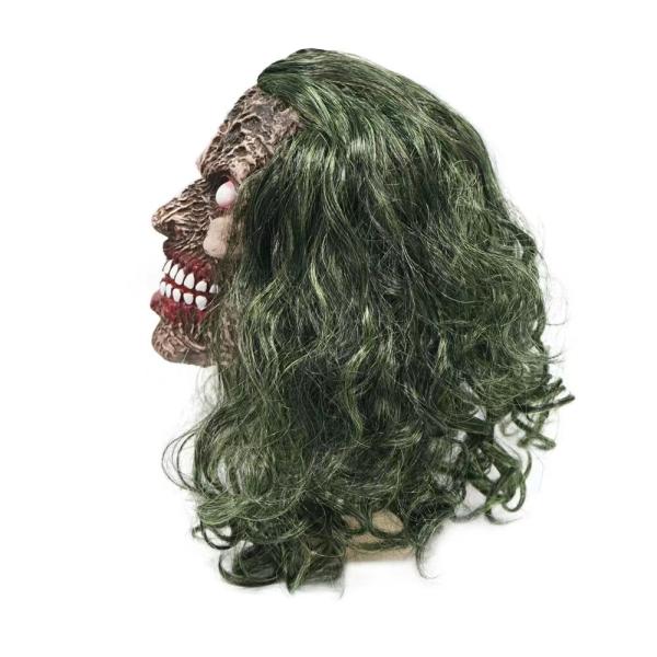 Unisex divertida máscara de horror de Halloween Joker tapa de cabeza de látex para los requisitos del cliente