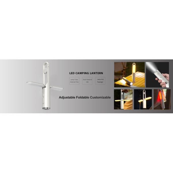 Multi mode Type-C fast charging folding camping light, essential for outdoor lighting