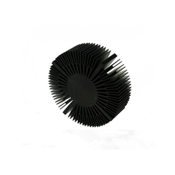 OEM Black Anodized Finish Used In LED Light  Heat Sink Aluminum 6061