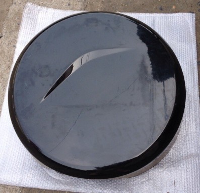 Крышка запасной автошины PVC изготовленного на заказ автомобиля черная для Tiggo3/частей автомобиля запасных