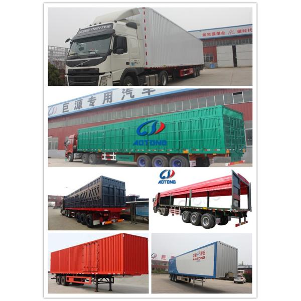 Box Cargo Transport Van Container Type Semi Trailers