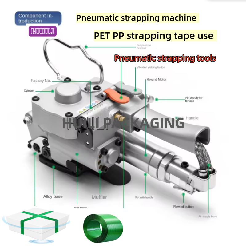 Automatic Strapping Machine  PP PET Pneumatic Handheld Tool High-speed strapping tools