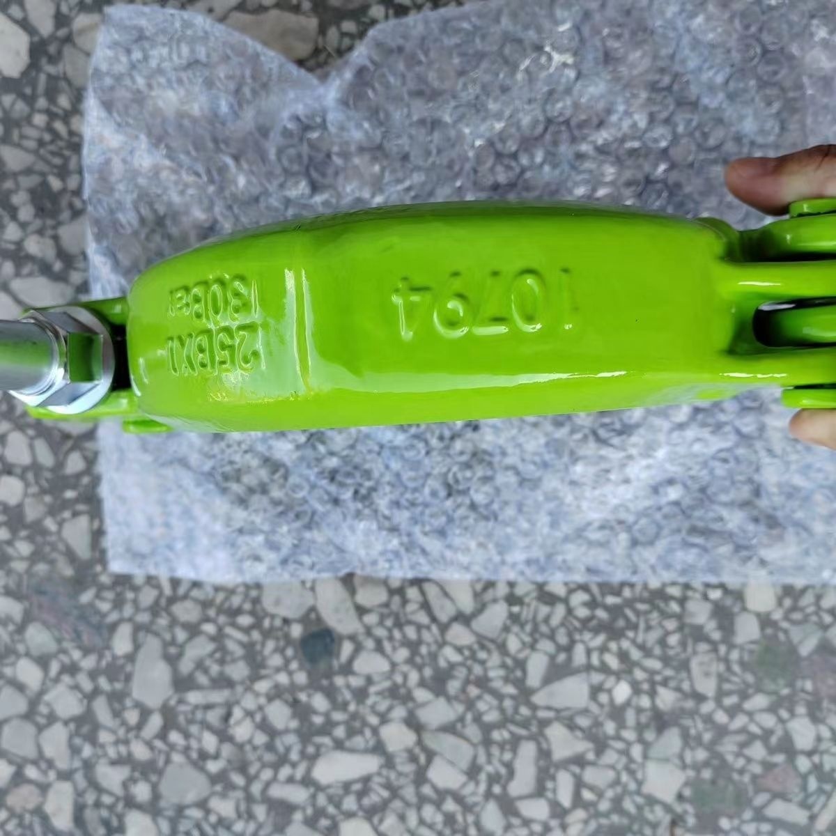 New DN125 Tube Card Aurora Green Original Forged Bolt Type Clip for ZL Concrete Pump Truck Parts-tongming