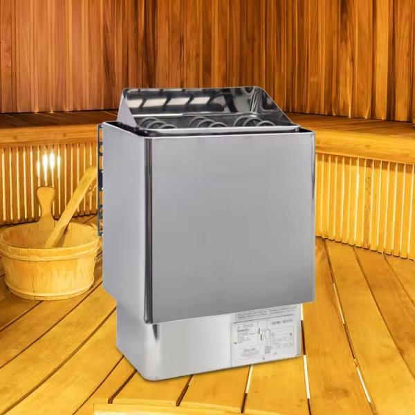 6 X 6 X 7 Rectangular Outdoor Wooden Steam Sauna Cabin Offering Spacious Interior and Steam Distribution for Maximum Comfort