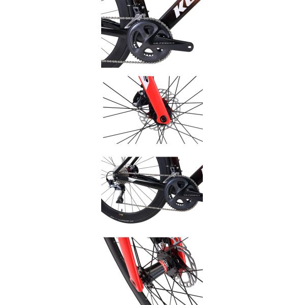 седловина велосипеда SHIMANO ULTEGRA R8000 Fizik дороги углерода 700C SAVA полная