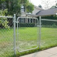1.8m de altura y 20m por rollo cerco de enlace de cadena galvanizado con panel de puerta