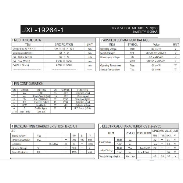 Экран матрицы точки небольшого УДАРА экрана Module12864 LCD размера графический