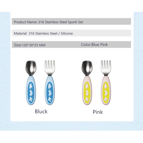 Eco Friendly SS316 Infant Tableware Baby Products Silicone Dinnerware Infant Suction Plate