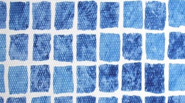 3D Texture Design 18x33 Pool Liner 25m Mosaic Light Blue Pool Liner