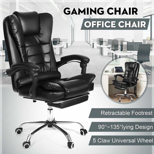 Home Office Mail Packing Y Leather Executive Swivel with Footrest by ALINUNU