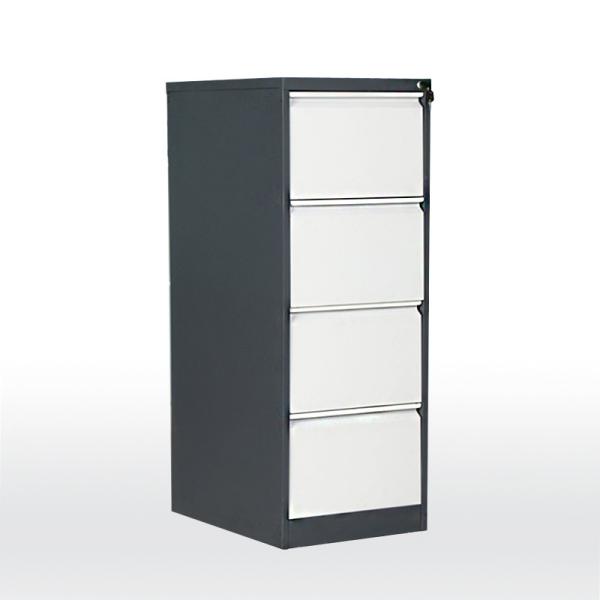 4 Drawer Office Steel Filing Cabinet 40kg Weight Capacity