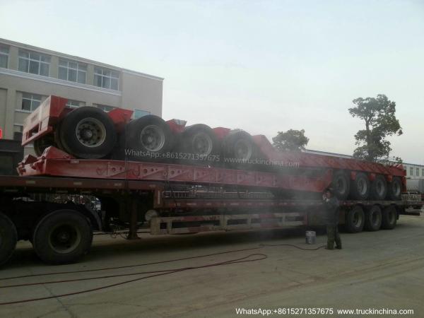 Gooseneck Lowbed Trailer Dolly for Heavy Duty Heavy Machine Lowbed Semi Trailer 80 ton  100Ton WhatsApp:8615271357675