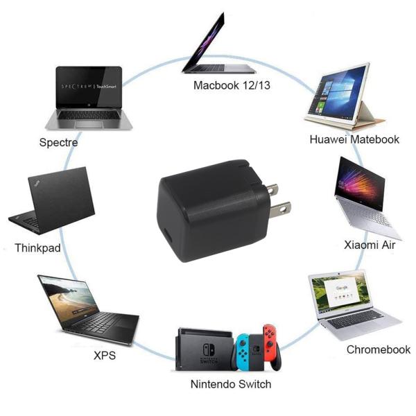 Однопортовый универсальный ноутбук GaN PD зарядное устройство 30W 20W 20V супер быстрее