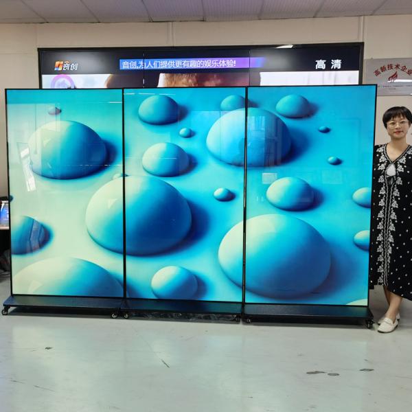 75 85 98 100 Inch LCD Video Wall Display 4k Floor Standing LCD Advertising Display