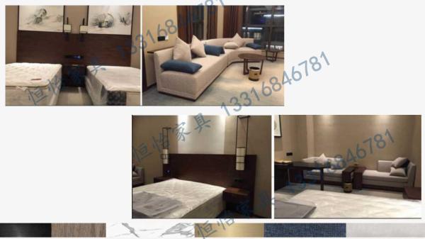 Ash solid wood bedroom furniture sets Holiday Apartment interior fit out