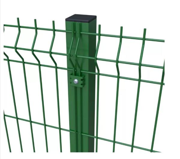 Powder Coated 3.0mm Welded Wire Mesh Security Fence 3d Curvy Galvanized