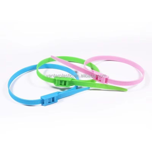 Durable Colour Cable Ties Secure Temperature Tolerant Tear Resistance
