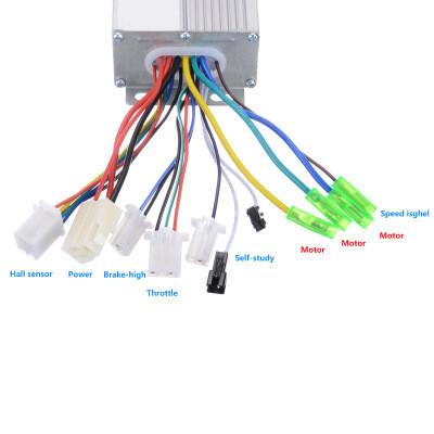 DC Motor 36V 48V 350W Vehicle Speed Controller For Electric Bike
