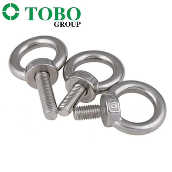 OEM Bolt And Nut DIN580 Lifting Eye Bolt Stainless Steel AISI304 / 316 Eye Bolt M6 M8 M10 M12
