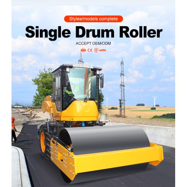 Hot Sale 8 Tons Road Roller Diesel Hydraulic Vibrating Single Drum Compactor Road Roller