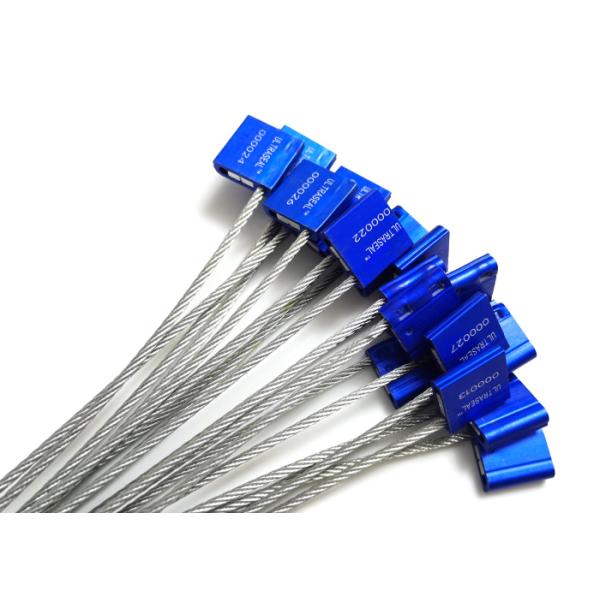 US-CC351 High Security Cable Seals Aluminium Alloy 3.5mm For Trucks