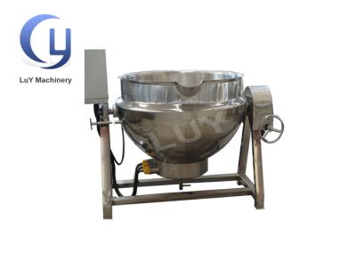 Inclinando chaleira Jacketed do vapor industrial para cozinhar, intoxique o aquecimento bonde