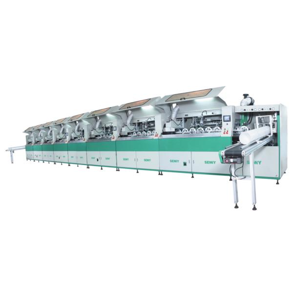 8 печатная машина 600x250mm экрана станций 2000pcs/Hr полностью автоматическая