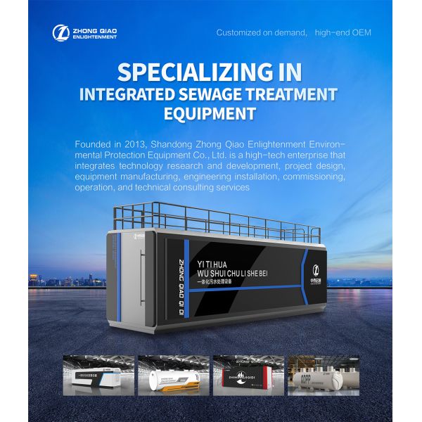 Single Family Wastewater Treatment Packaged Sewage Treatment Plant Small And Medium Sized
