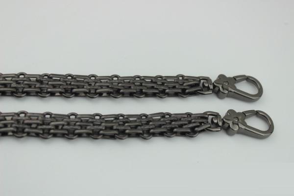 New product design zinc alloy snap hooks match 120 mm iron material gold chain for bag