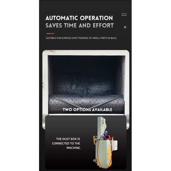 Automatic Shot Blasting Machine Rotary Drum Surface Cleaning